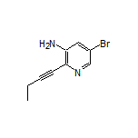 5-Bromo-2-(but-1-yn-1-yl)pyridin-3-amine