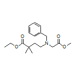 Ethyl 4-[Benzyl(2-methoxy-2-oxoethyl)amino]-2,2-dimethylbutanoate