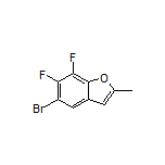 5-Bromo-6,7-difluoro-2-methylbenzofuran