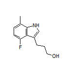 3-(4-Fluoro-7-methyl-3-indolyl)-1-propanol