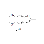 4,5,6-Trimethoxy-2-methylbenzofuran