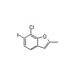 7-Chloro-6-iodo-2-methylbenzofuran