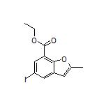 Ethyl 5-Iodo-2-methylbenzofuran-7-carboxylate