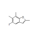 5-Iodo-2,6,7-trimethylbenzofuran