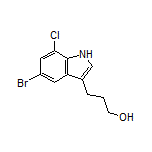 3-(5-Bromo-7-chloro-3-indolyl)-1-propanol