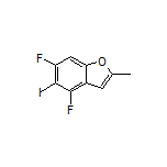 4,6-Difluoro-5-iodo-2-methylbenzofuran
