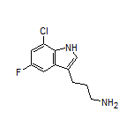 3-(7-Chloro-5-fluoro-3-indolyl)-1-propanamine