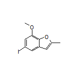 5-Iodo-7-methoxy-2-methylbenzofuran