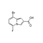 8-Bromo-5-fluoroindolizine-2-carboxylic Acid