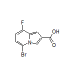 5-Bromo-8-fluoroindolizine-2-carboxylic Acid