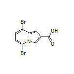 5,8-Dibromoindolizine-2-carboxylic Acid