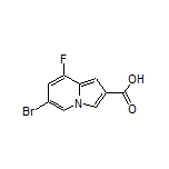 6-Bromo-8-fluoroindolizine-2-carboxylic Acid