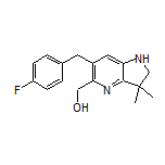 [6-(4-Fluorobenzyl)-3,3-dimethyl-2,3-dihydro-1H-pyrrolo[3,2-b]pyridin-5-yl]methanol