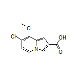 7-Chloro-8-methoxyindolizine-2-carboxylic Acid