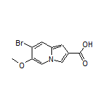 7-Bromo-6-methoxyindolizine-2-carboxylic Acid