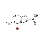 5-Bromo-6-methoxyindolizine-2-carboxylic Acid
