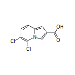 5,6-Dichloroindolizine-2-carboxylic Acid