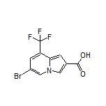 6-Bromo-8-(trifluoromethyl)indolizine-2-carboxylic Acid