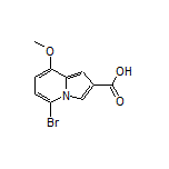 5-Bromo-8-methoxyindolizine-2-carboxylic Acid