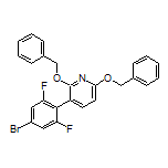 2,6-Bis(benzyloxy)-3-(4-bromo-2,6-difluorophenyl)pyridine