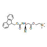 2-(Trimethylsilyl)ethyl (S)-3-(Fmoc-amino)-3-cyanopropanoate