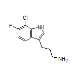 3-(7-Chloro-6-fluoro-3-indolyl)-1-propanamine