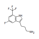 3-[5-Fluoro-7-(trifluoromethyl)-3-indolyl]-1-propanamine
