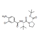 tert-Butyl [(S)-2-(4-Amino-3-chlorobenzamido)-3,3-dimethylbutanoyl]-L-prolinate