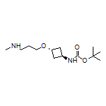 trans-N-Boc-3-[3-(methylamino)propoxy]cyclobutan-1-amine