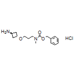 trans-3-[3-[Cbz-(methyl)amino]propoxy]cyclobutan-1-amine Hydrochloride