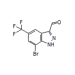 7-Bromo-5-(trifluoromethyl)-1H-indazole-3-carbaldehyde