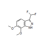 3-(Difluoromethyl)-6,7-dimethoxy-1H-indazole