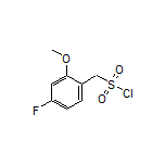 (4-Fluoro-2-methoxyphenyl)methanesulfonyl Chloride