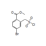 Methyl 4-Bromo-2-[(chlorosulfonyl)methyl]benzoate