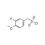 (3-Fluoro-4-methoxyphenyl)methanesulfonyl Chloride