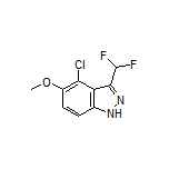 4-Chloro-3-(difluoromethyl)-5-methoxy-1H-indazole