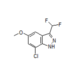 7-Chloro-3-(difluoromethyl)-5-methoxy-1H-indazole