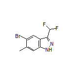 5-Bromo-3-(difluoromethyl)-6-methyl-1H-indazole