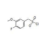 (4-Fluoro-3-methoxyphenyl)methanesulfonyl Chloride