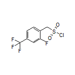 [2-Fluoro-4-(trifluoromethyl)phenyl]methanesulfonyl Chloride
