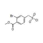 Methyl 2-Bromo-4-[(chlorosulfonyl)methyl]benzoate