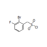 (2-Bromo-3-fluorophenyl)methanesulfonyl Chloride