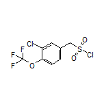 [3-Chloro-4-(trifluoromethoxy)phenyl]methanesulfonyl Chloride