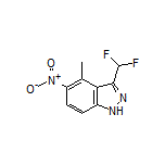 3-(Difluoromethyl)-4-methyl-5-nitro-1H-indazole