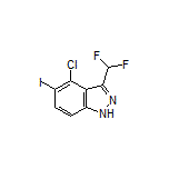 4-Chloro-3-(difluoromethyl)-5-iodo-1H-indazole