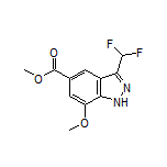 Methyl 3-(Difluoromethyl)-7-methoxy-1H-indazole-5-carboxylate