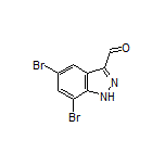 5,7-Dibromo-1H-indazole-3-carbaldehyde