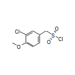 (3-Chloro-4-methoxyphenyl)methanesulfonyl Chloride