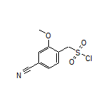 (4-Cyano-2-methoxyphenyl)methanesulfonyl Chloride