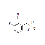 (2-Cyano-3-fluorophenyl)methanesulfonyl Chloride